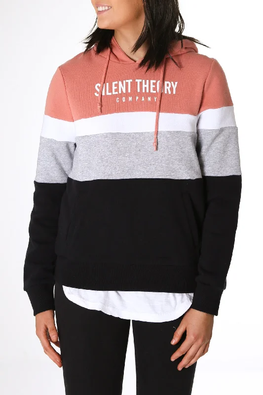Timeless women’s fashion for any occasion   Overlay Panelled Hoody Apricot