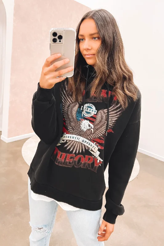 Refresh your closet with chic and comfy styles   Oversight Hoody Washed Black