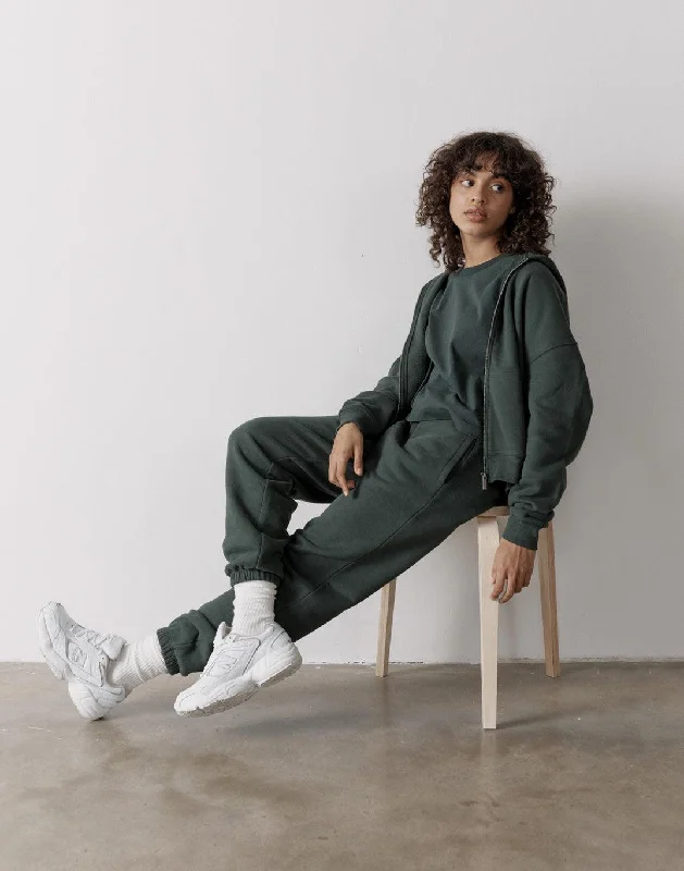 Fashion-forward styles that make a statement   The Womens Full Zip Hoodie in Earth Green