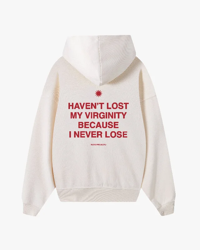 Effortlessly stylish outfits for the modern woman   VIRGINITY HOODIE MARSHMALLOW RED