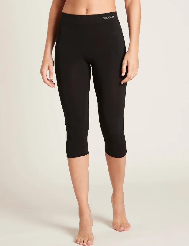 Feminine fashion to express your unique style   Crop Leggings - Black