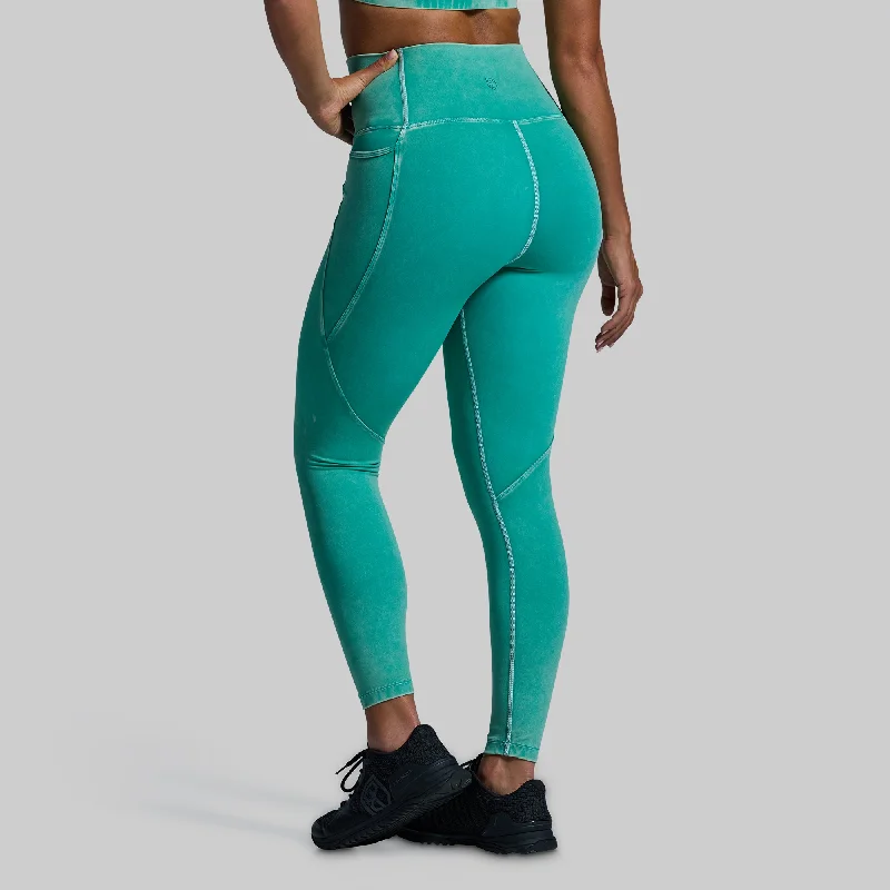 Refresh your closet with chic and comfy styles   Eccentric Legging (Washed Jade)