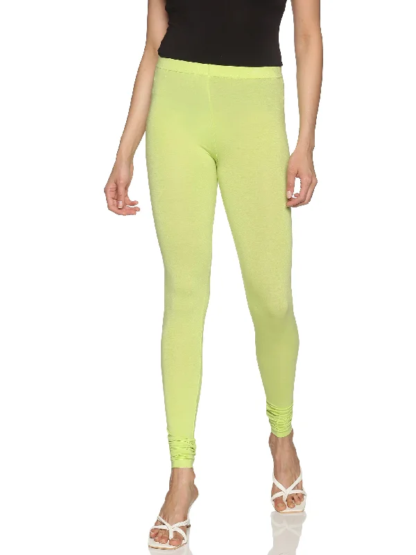 Step up your style with trendy women’s clothing   Lime green churidar