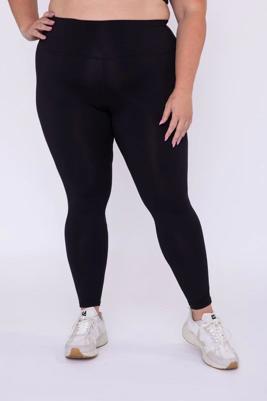 Trendy women’s clothing with a modern twist   Mono B Form Fit Black Leggings