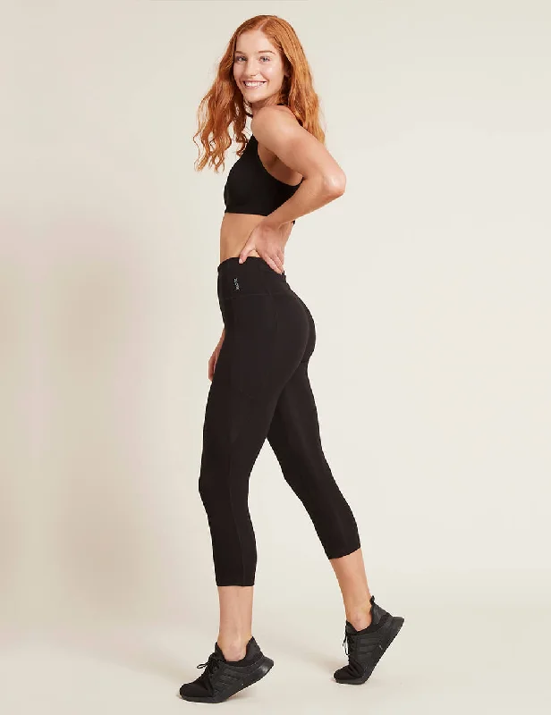 A perfect wardrobe for fashionable women   Motivate 3/4 High-Waist Tights - Black