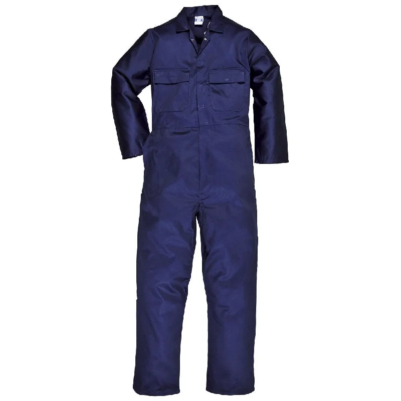 Chic and comfortable clothing for busy women   Euro Work Polycotton Coverall | NAVY