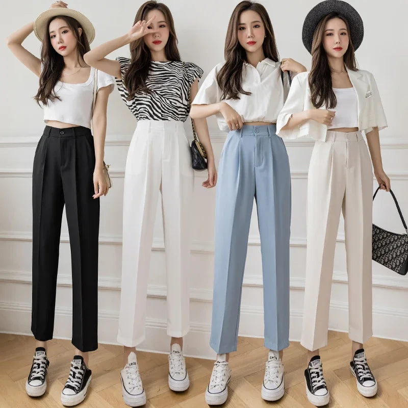 Latest fashion trends for modern women Women's Wide Leg Fashion Designer Harem High Waist Pants Latest fashion trends for modern women Women's Wide Leg Fashion Designer Harem High Waist Pants