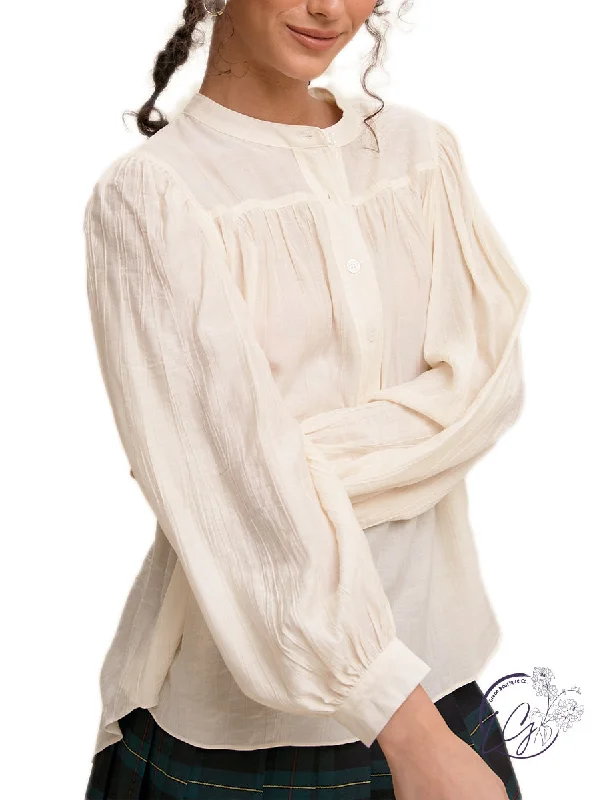 Feminine silhouettes for the modern woman   On Top Of The Day Blouse