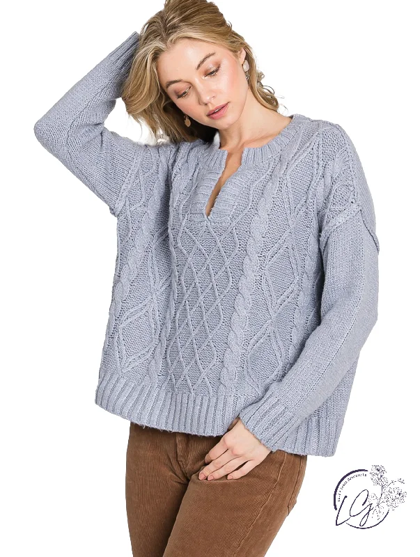 Summer-ready fashion for stylish women   Sleek V-Neck Sweater