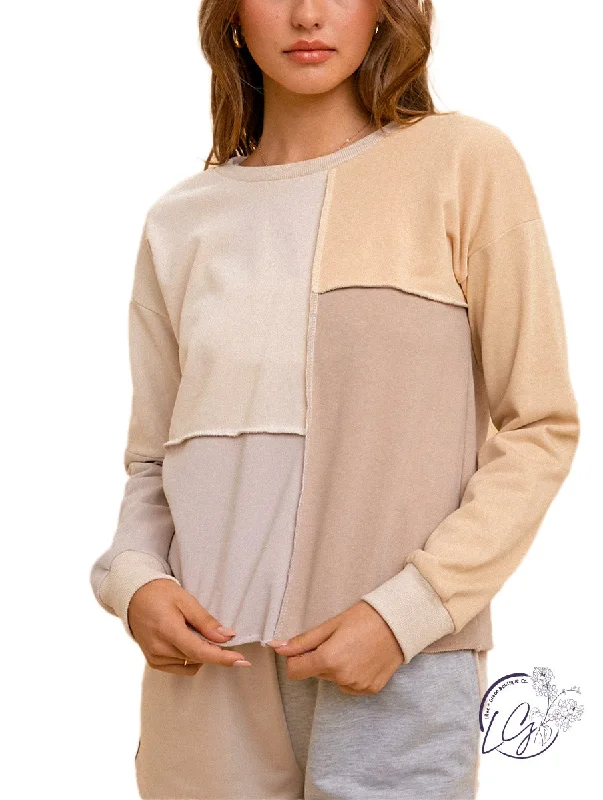 Trendsetting women’s clothing for fashion lovers   COLOR BLOCK SWEATSHIRTS
