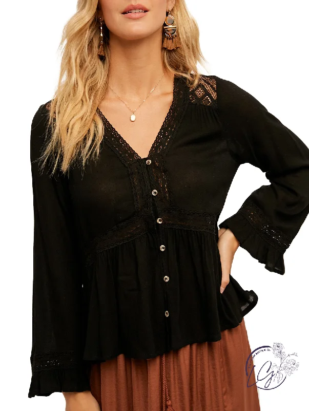 Sustainable fashion for stylish women   Dreaming About You Peplum Blouse