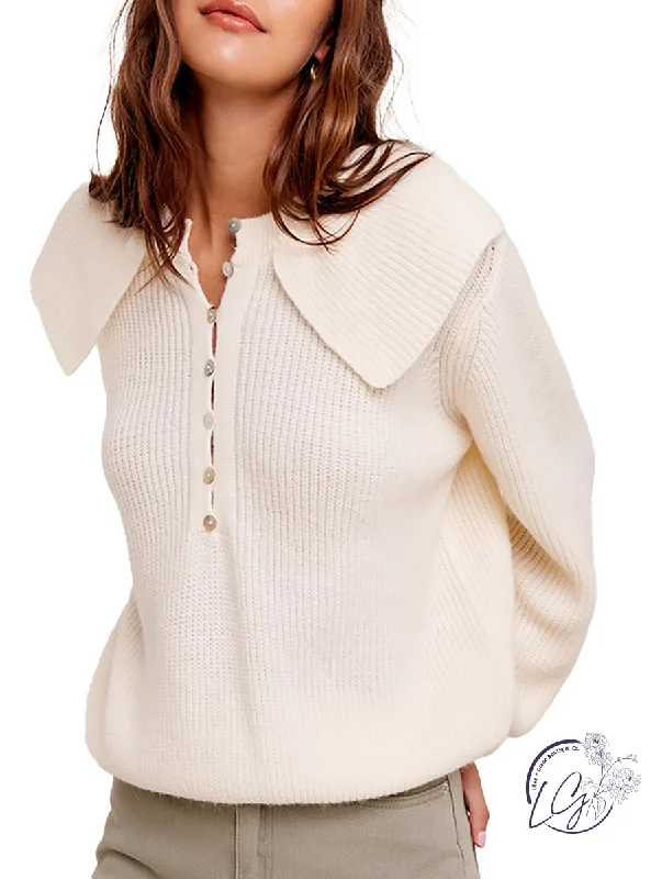 Refresh your closet with chic and comfy styles   Here For Everything Ruffle Sweater