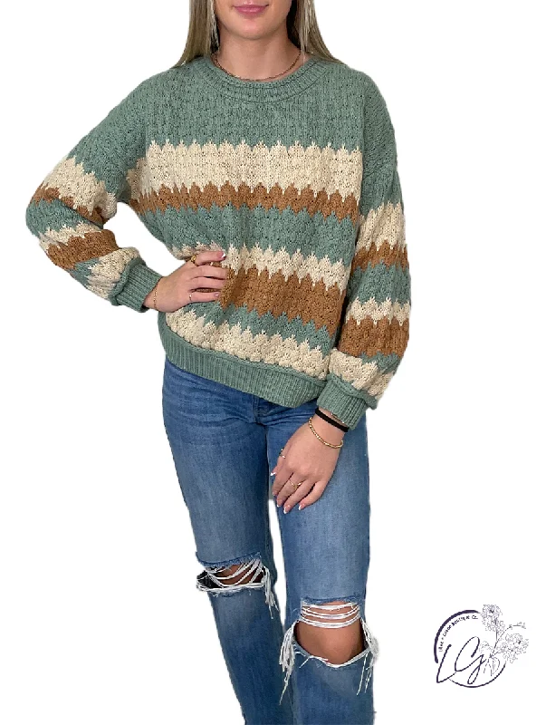 Timeless clothing pieces every woman should own   Loving Spirit Ribbed Striped Sweater