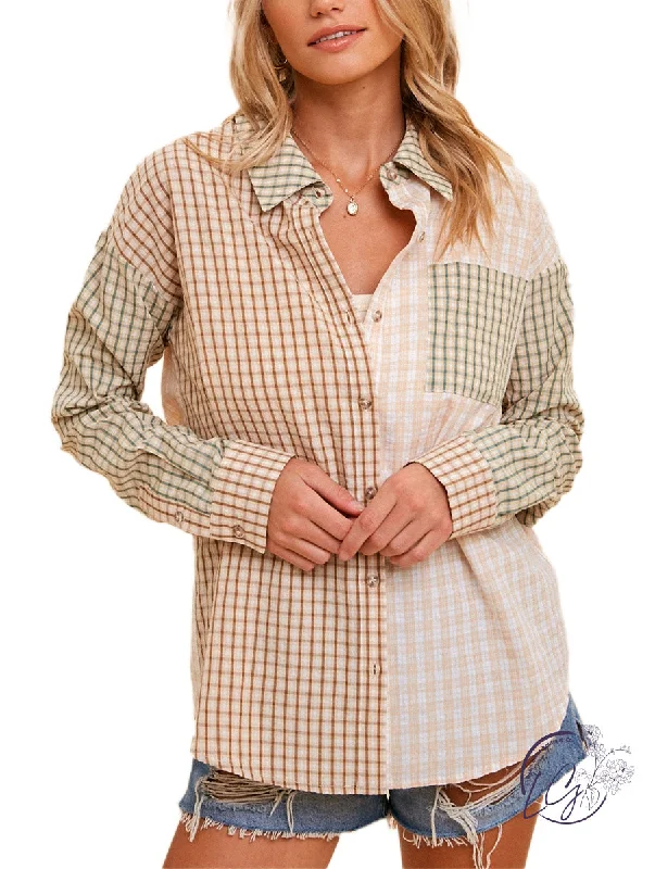 Women’s clothing that fits your personality and style   At The Finish Line Checkered Top