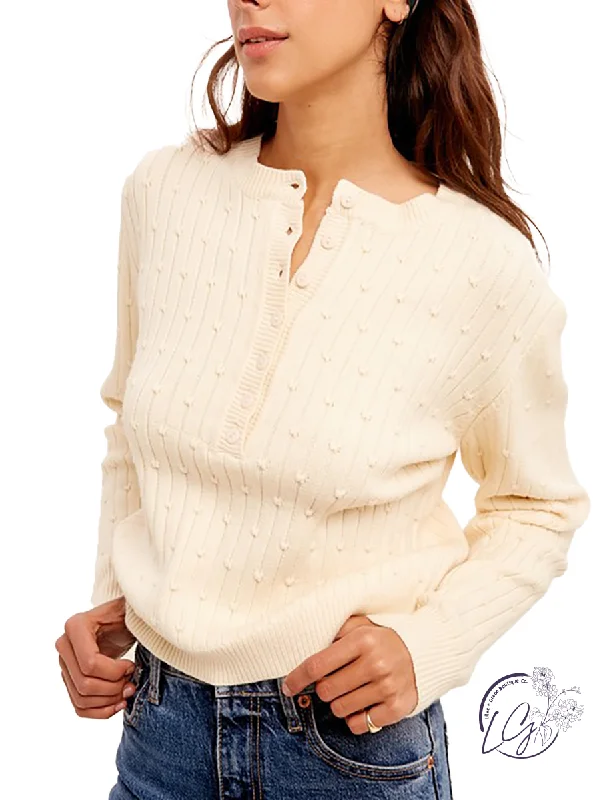 Trendy women’s clothing that suits every taste   Not Too Typical Button Sweater