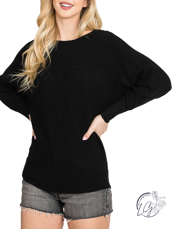 Trendy women’s clothing with a modern twist   Under The Clouds Ribbed Sweater